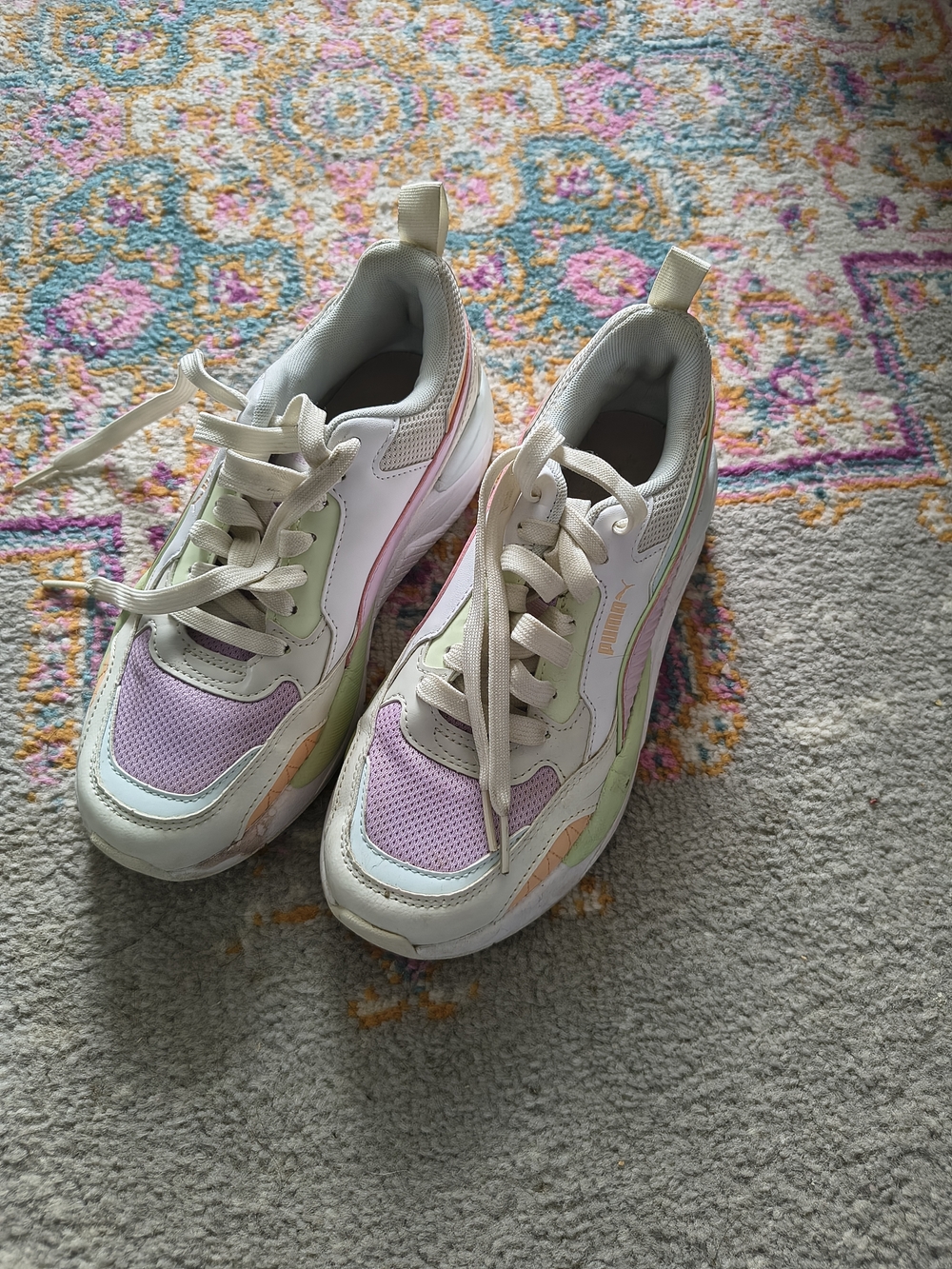 PUMA Women's Pastel Multi Casual Sneakers